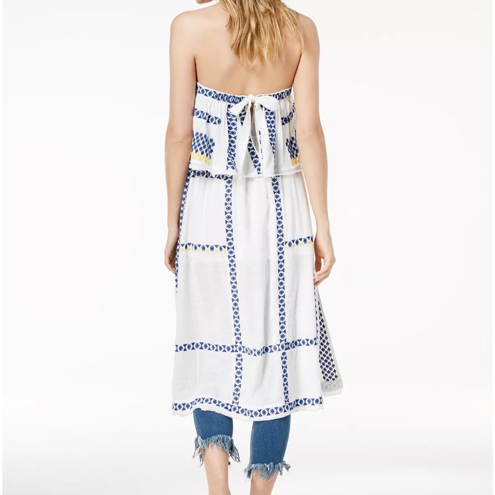 Free People Wild Romance Embroidered Dress in Ivory. Women’s Medium - Picture 6 of 15